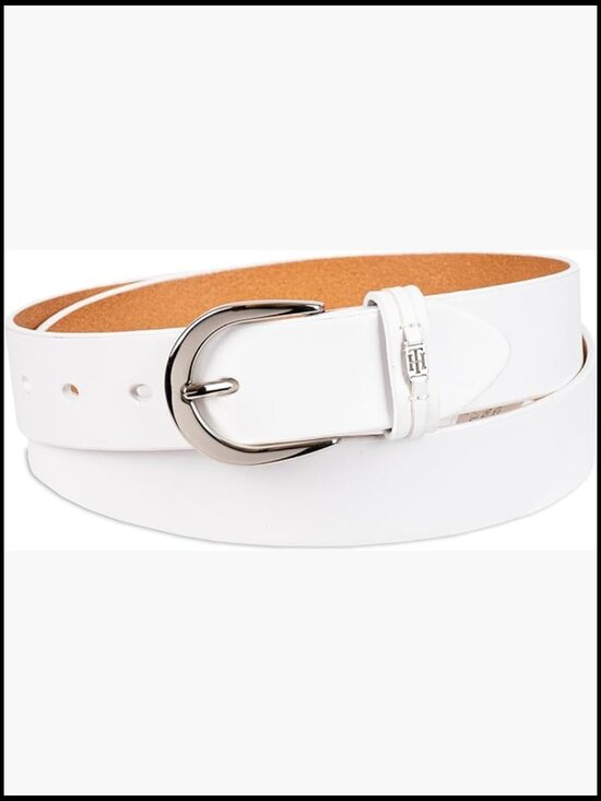 Leather Harness Belt with Metal Monogram Ornament main image 4